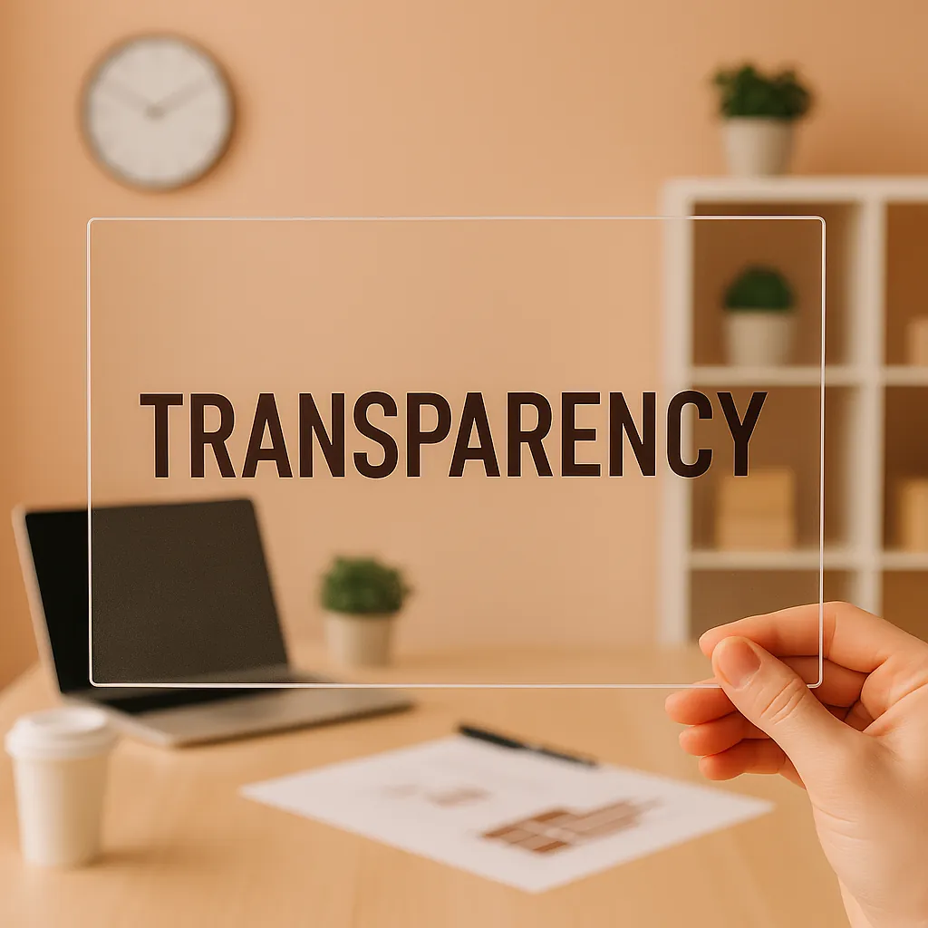 Transparency.